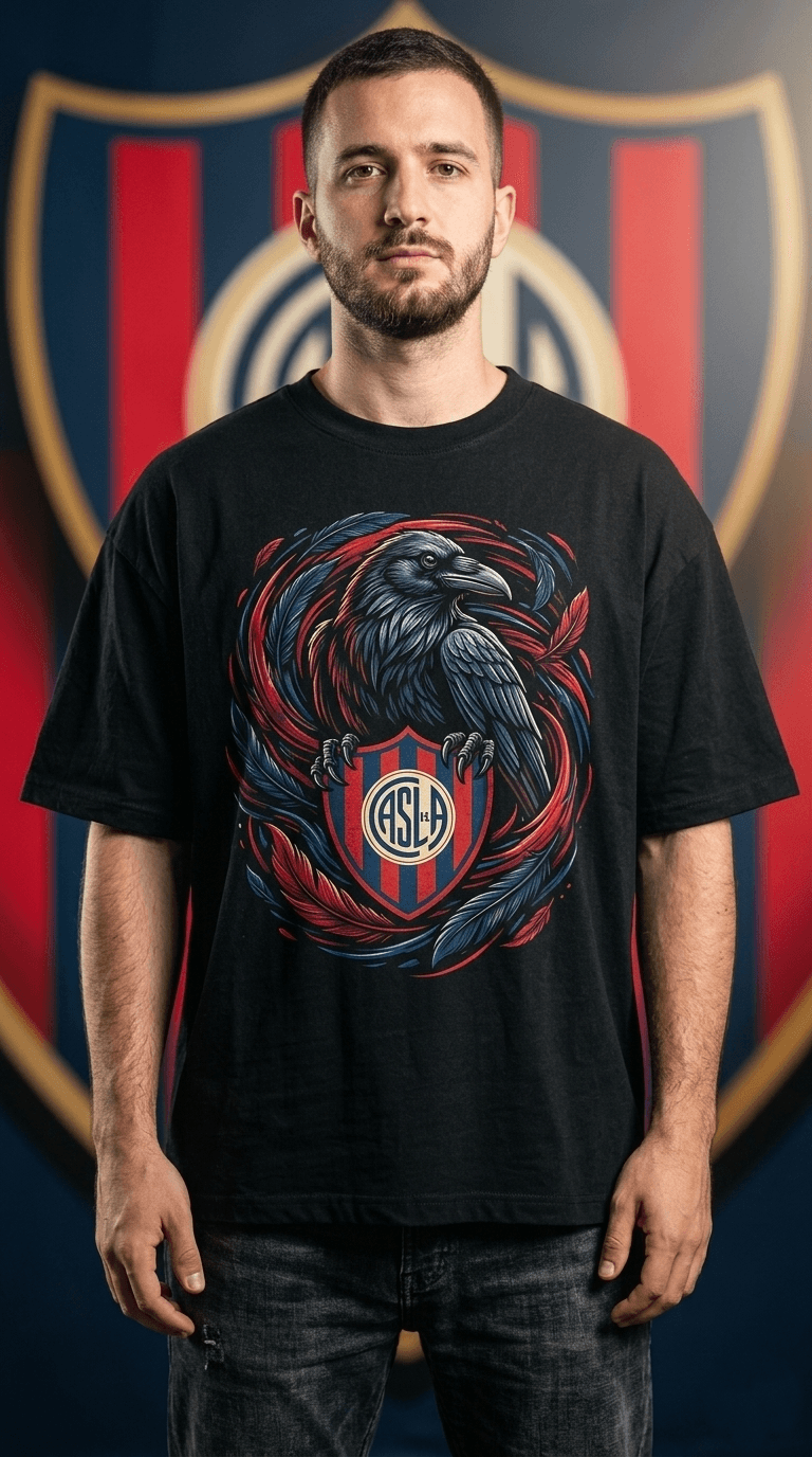 remera unisex oversize cuervo posado arte cuervo 